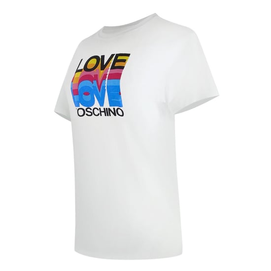 Love Moschino Dames/Dames Love Logo T-Shirt (Wit) - Image 2