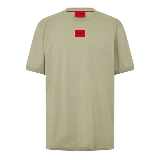 Hugo Diragolino T-shirt voor heren met logo op de borst (Pastelgroen) - Image 1