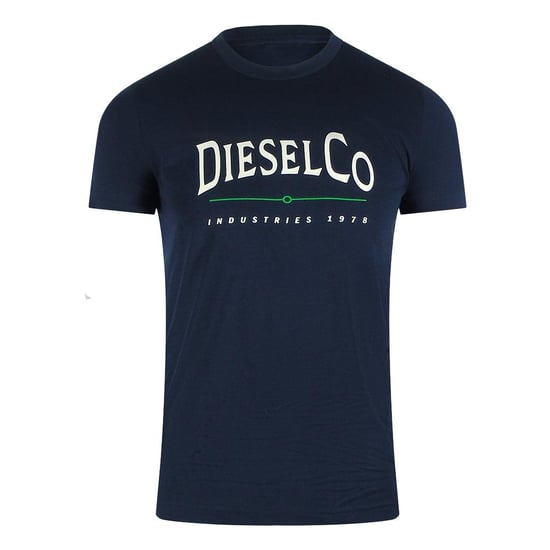 Diesel Heren Industries Premium Katoenen T-Shirt (Navy Blauw) - Image 1