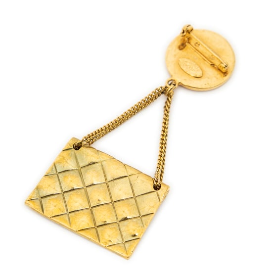 Bag Motif Brooch Pin Broche - Image 2