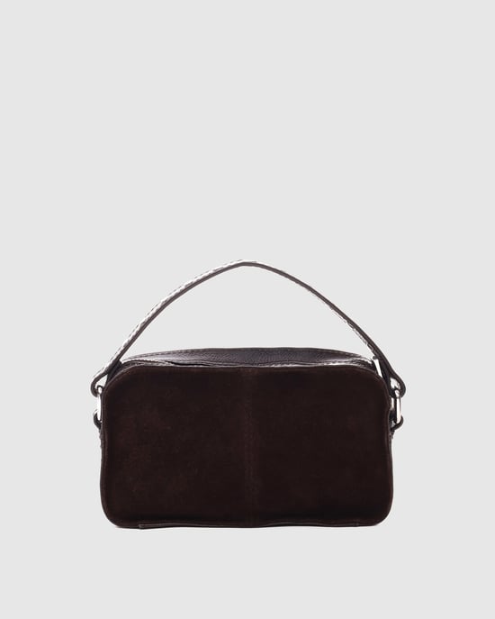 Helena Suede Chocolade Tas - Image 3