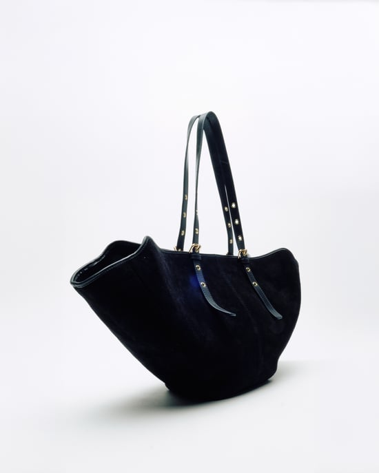 Nora Suede Black w. Goud Tas - Image 2