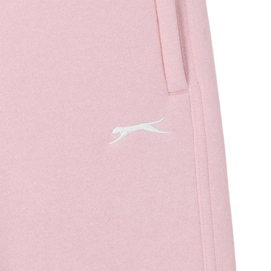 Slazenger Effen joggingbroeken van fleece voor kinderen (Zacht Roze) - Image 3
