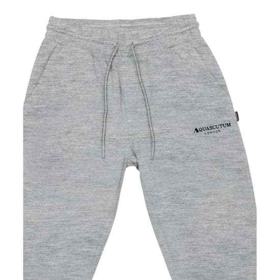 Aquascutum Heren Patroon Slim Joggingbroeken (Grijs) - Image 3