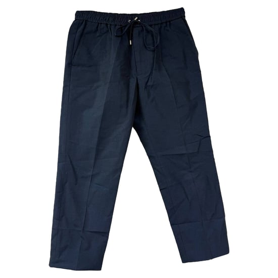 Gucci broek met trekkoord in marineblauw katoen - Image 1