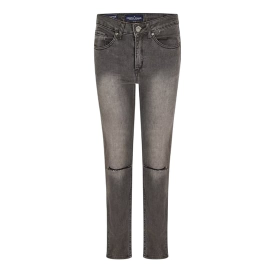 Criminal Damage SOS Ripped Skinny Jeans voor dames (Grijs) - Image 1