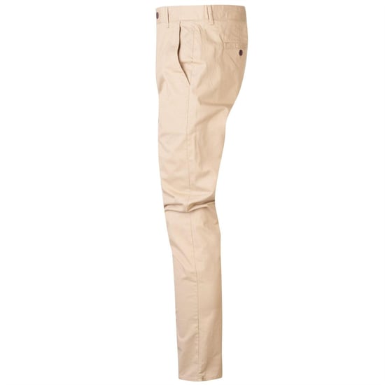 Farah Slanke chino voor heren van iepenhout (Licht zand) - Image 5