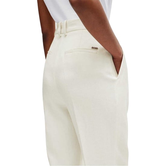 Boss Dames Tefike Broek (Wit) - Image 3