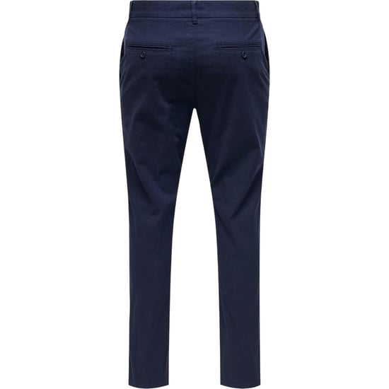 Only Effen Slim Herenbroek (Donkere marine) - Image 1