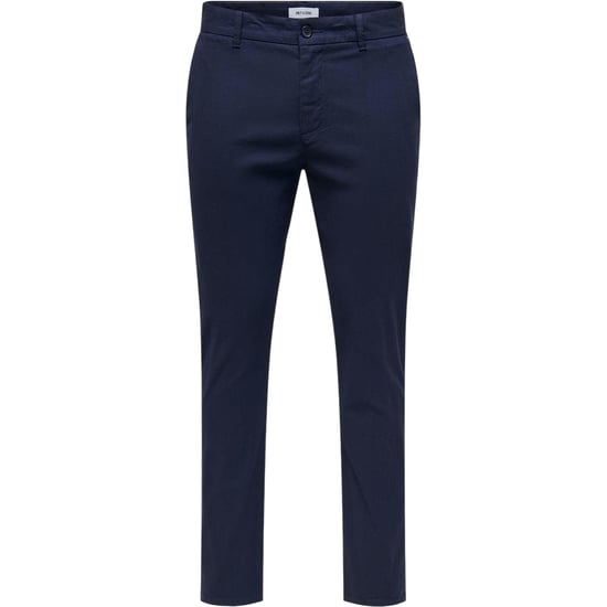 Only Effen Slim Herenbroek (Donkere marine) - Image 2