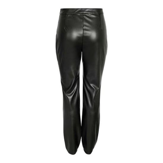 Noisy May Dames Faux Leren Chino's (Zwart) - Image 2