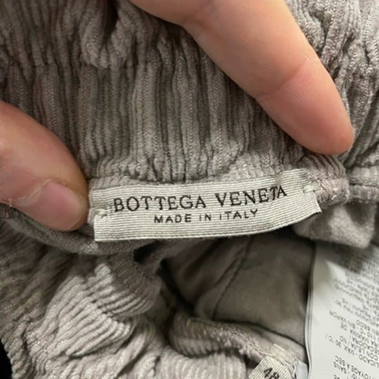 Rechte broek van Bottega Veneta in grijs corduroy - Image 3