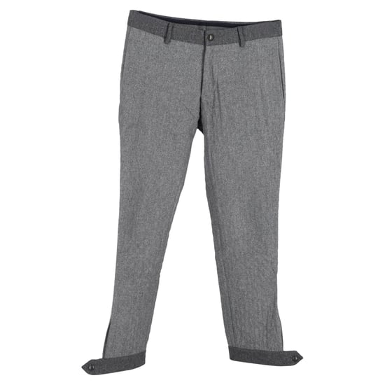 Moncler middelhoge taille rechte broek van grijze wol - Image 1