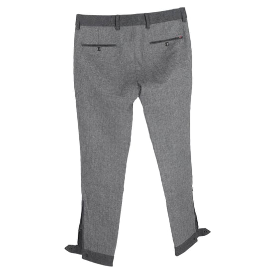 Moncler middelhoge taille rechte broek van grijze wol - Image 2