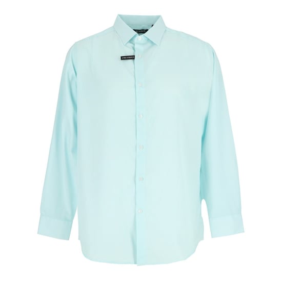 Scotch And Soda Herenoverhemd met lange mouwen en strepen (Wit/lichtgroen) - Image 1