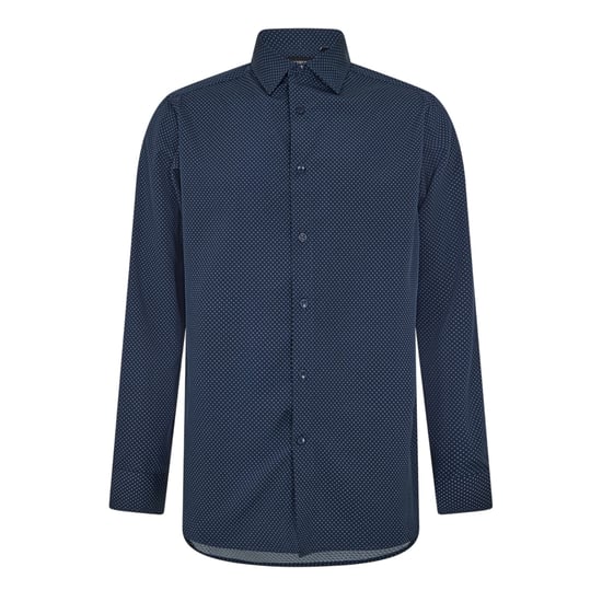 Scotch And Soda Herenoverhemd met lange mouwen en strepen (Marine) - Image 1