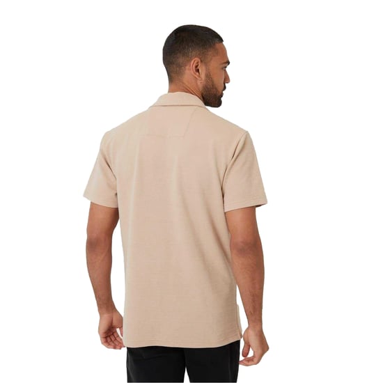 Threadbare Heren Embley Effen Relaxed Fit Shirt (Steen) - Image 1