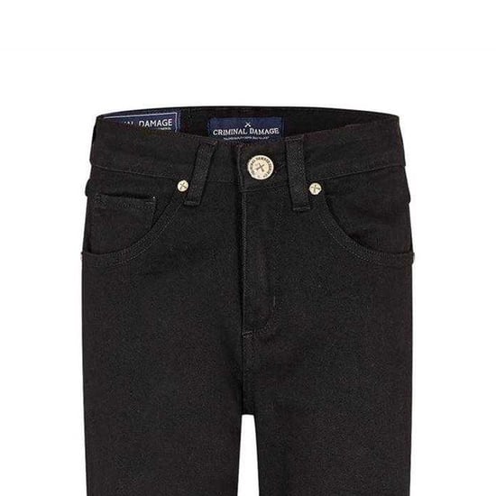 Criminal Damage SOS Ripped Skinny-jeans voor heren (Zwart) - Image 3