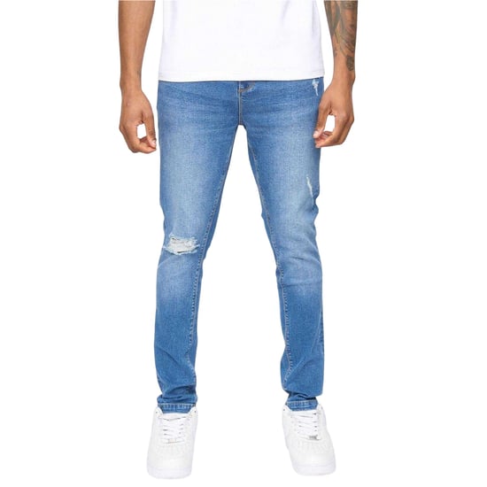 SikSilk Roke skinny jeans voor heren (Gewassen blauw) - Image 2
