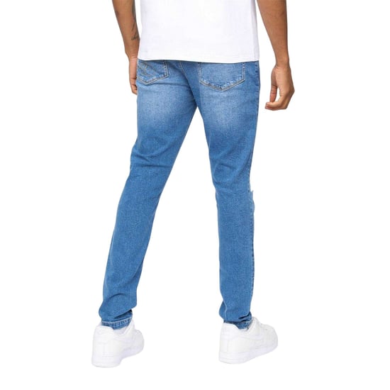 SikSilk Roke skinny jeans voor heren (Gewassen blauw) - Image 3