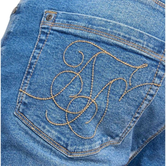 SikSilk Roke skinny jeans voor heren (Gewassen blauw) - Image 4