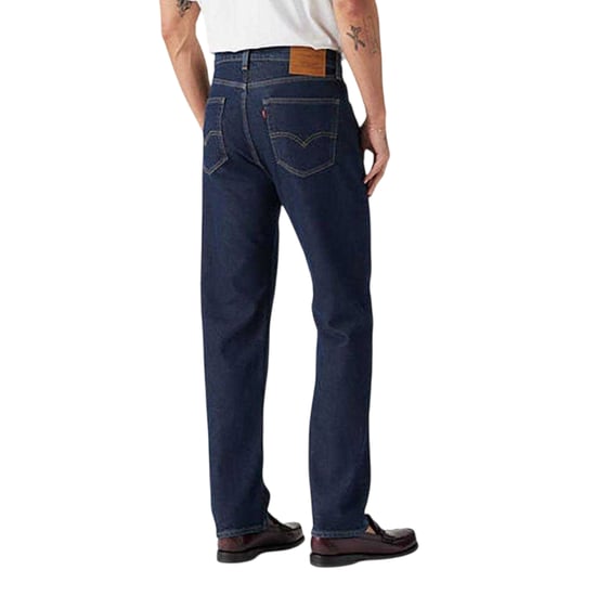 Levis Heren 505 Straight Leg-jeans in Deepest Denim (Blauw) - Image 3