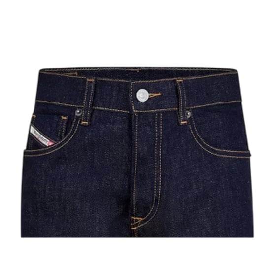 Diesel Heren D-Fining 5-pocket rechte spijkerbroek (Blauwe Denim) - Image 3