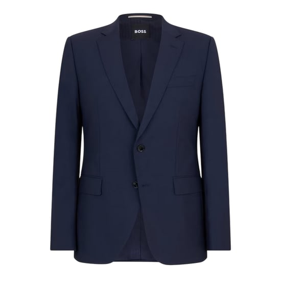 Boss Heren Colbert met Revers (Blauw) - Image 1