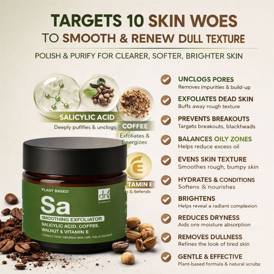 Dr. Botanicals Anti-aging exfoliant met salicylzuur, koffie, walnoot en vitamine E 30 ml - Image 2