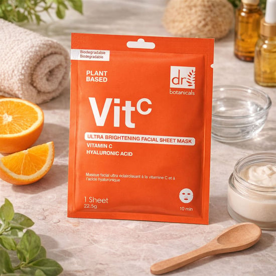 Dr. Botanicals Ultraverhelderend anti-aging gezichtsmasker met vitamine C en hyaluronzuur, verpakking van 10 stuks - Image 2