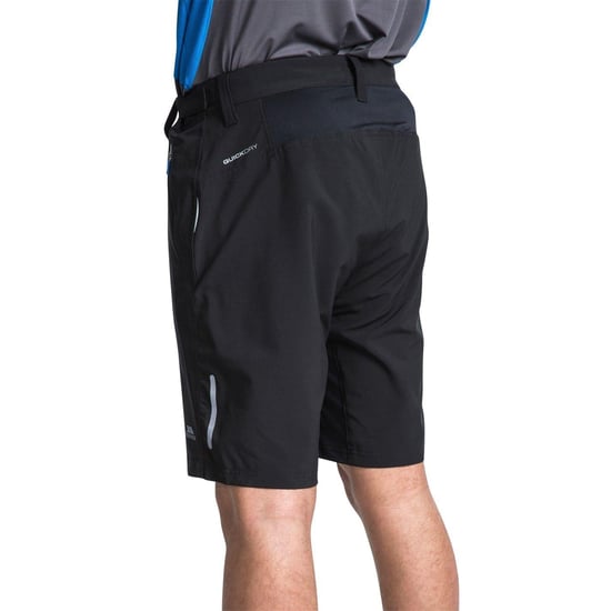 Trespass Heren Malaki Slim Wandel Bibshorts (Zwart) - Image 2