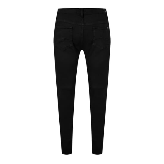 7 For All Mankind Heren Paxtyn 5-pocket taps toelopende jeans (Zwart) - Image 2