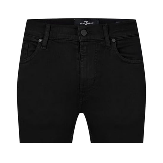 7 For All Mankind Heren Paxtyn 5-pocket taps toelopende jeans (Zwart) - Image 3