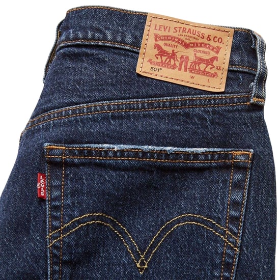 Levis Dames/Dames 501 Original Jeans (Blauw) - Image 3