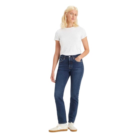 Levis Dames/Dames 501 Original Jeans (Blauw) - Image 4
