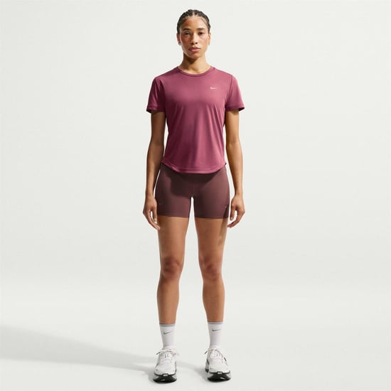 Nike Swoosh Dri-FIT-shirt voor dames (Roze rook) - Image 3