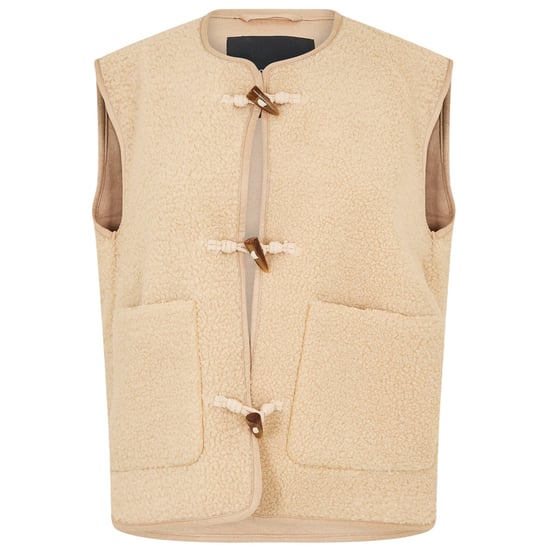 Threadbare Itoje Borg-vest voor dames (Ecru) - Image 2