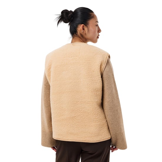 Threadbare Itoje Borg-vest voor dames (Ecru) - Image 4