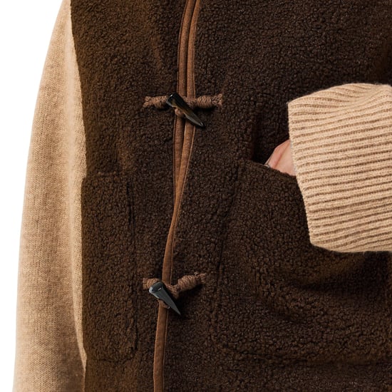 Threadbare Itoje Borg-vest voor dames (Chocolade) - Image 4