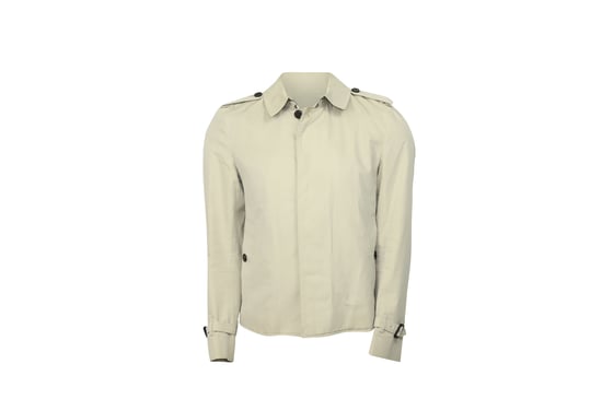 Burberry Harrington-jas van gabardine in beige katoen - Image 1