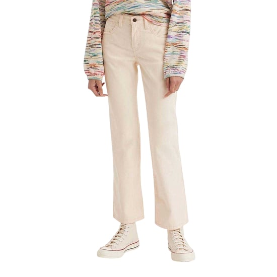 Levis Middy katoenen bootcut-jeans voor dames (Crème) - Image 4