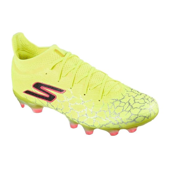 Skechers Jongens Skx 01 Elite Laag Firm Ground Voetbalschoenen (Geel/Zwart) - Image 3