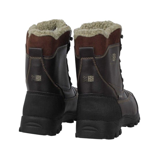 Karrimor Heren Logo Mid Calf Snow Boots (Bruin) - Image 2