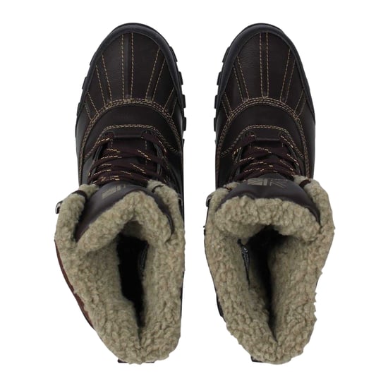 Karrimor Heren Logo Mid Calf Snow Boots (Bruin) - Image 3