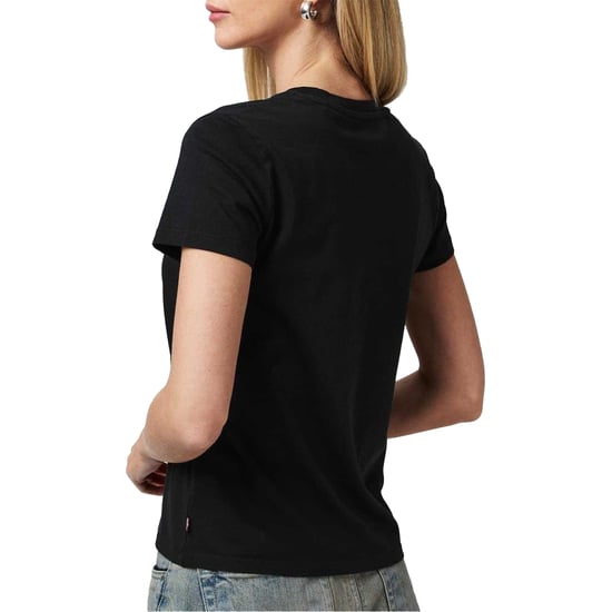 Levis Dames/Dames Grafisch Print T-shirt (Zwart) - Image 3