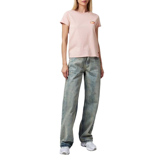 Levis Dames/Dames Grafisch Print T-shirt (Perzik Roze) - Image 4