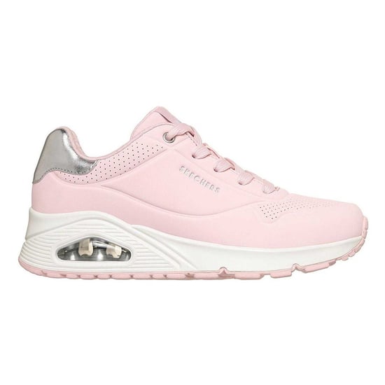 Skechers Uno Stand On Air-sneakers met sleehak voor dames (Roze/Metallic) - Image 1