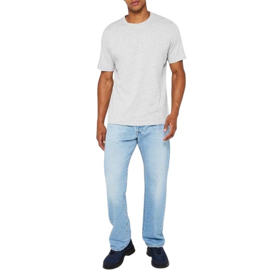 Donnay Effen T-shirt met ronde hals voor heren (set van 3) (Witte/Grijze Merg) - Image 2