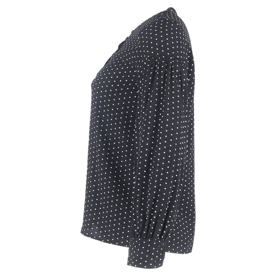 A.P.C. Blouse met lange mouwen en stippen in zwarte zijde - Image 2