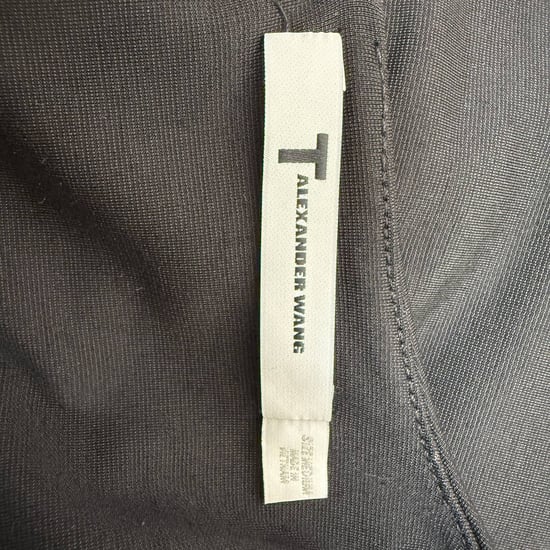 T Alexander Wang Mesh Accent T-shirt in zwart rayon - Image 4